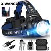 XIWANGFIRE T6 Fari a LED Luminoso Guarigione Lamp18650 Lampada a lunga durata Ricaricabile 3 modalità Torcia Zoom Pesca Lanterna da lavoro