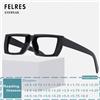 FELRES Occhiali da lettura quadrati anti luce blu Uomo Donna Occhiali da vista Occhiali ottici Occhiali da presbite a fuoco singolo + 1.5