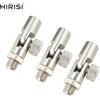 hirisi Adattatore angolare in acciaio inossidabile Connettore Asta Pod Bank Stick Rest Attrezzatura da pesca alla carpa AQ203