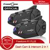 FreedConn Moto Interfono Casco Auricolare Bluetooth 1080P Motore Dash Cam Dvr Cuffie WiFi App Controllo 1000M Obiettivo Sony Videoregistratore