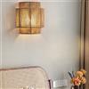 JOYINLED Retro Rattan Tessitura Lampada Da Parete Ombra LED E27 Design Cinese Corda di Canapa Applique Da Parete per la Casa Soggiorno Decor Apparecchi di Illuminazione