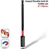 Geinxurn Set Porta Punte a Doppia Chiusura GEINXURN, Porta Punte per Trapano con Attacco Esagonale in Acciaio Legato S2