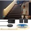 MALITAI Luce a LED con sensori mobili uno/doppio luci notturne Lampada COB 220V 110V a DC 24V Sensore di movimento PIR Scale Camera da letto Luce notturna