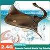 CONUSEA Robot giocattolo squalo telecomandato Animali RC Manta 2.4G Squali elettrici Bambini Giocattoli per bambini per ragazzi Piscina Barca d'acqua Nave