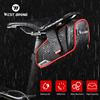 WEST BIKING 1L/1.8L Borsa da sella per bicicletta Borsa da sella per bici da strada MTB impermeabile Borsa da ciclismo riflettente per sedile posteriore Accessorio per ciclismo