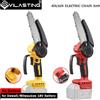 VILASTING Mini Motosega 4/6 Pollici Cordless Lavorazione Del Legno Giardino Sega Elettrica Taglio Utensile Elettrico Fit Dewalt/Milwaukee 18V Batteria Spille
