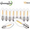 Grensk C7 E14 Lampadina LED 220V Luci di candela E12 110V 0.5W Luce notturna 2700K Bianco caldo Lampadario Lampada Luci della stringa Lampadine di ricambio