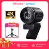 EMEET Webcam 4K UHD con HDR, Videocamera per Streaming con Sensore Sony, EMEET S800 Webcam USB con Doppi Microfoni con Cancellazione del Rumore