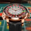 PINDU Design Nuovo NH35A Orologi meccanici da uomo Pulsante Turn Russo Roulette Gioco Zaffiro Specchio Quadrante con diamanti Orologio da uomo