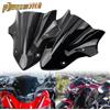 PowerMotor Moto Spoiler Anteriore Carenatura Parabrezza Parabrezza Deflettore del Vento Nero Accessori Misura per Kawasaki Z900 2017 2018 2019