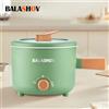 BALASHOV Fornello elettrico Elettrodomestico da cucina Doppio strato Casa per pentola calda Cottura Zuppa Riscaldatore Fornello multifunzione Mini padelle antiaderenti