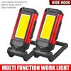 ESMARTER 1/2/4PCS Lampada da lavoro magnetica COB Torcia LED ricaricabile USB Lanterna portatile Luce da campeggio Tipo-C Lampada con funzione Power Bank