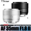 TTArtisan Obiettivo TTARTISAN AF 35mm F1.8 II per Fotocamere APS-C, Grande Apertura per Ritratti, Compatibile con Fuji XT30, Sony E A7RIII, Nikon ZFC