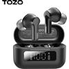 TOZO NC3 Auricolari wireless 45dB Cuffie Bluetooth con cancellazione del rumore Auricolari TWS Display a LED Potenza 32 EQ Supporto APP