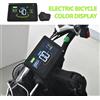 Haytrix H6C MTB Computer da bicicletta elettrico Tachimetro da equitazione Schermo orizzontale digitale Contachilometri Accessori per biciclette cablati a colori