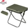 Naturehike Sedia da campeggio Sedie pieghevoli in alluminio leggero da esterno Sgabello da pesca portatile Spugna ispessente Sgabello da trekking Sedile
