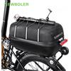 NEWBOLER Borsa per sedile posteriore Brompton Borsa da bicicletta impermeabile di grande capacità da 10 litri Bagagli per biciclette adatti per biciclette pieghevoli Brompton