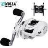 SAMOLLA Nuovo Baitcasting Reel Casting Mulinello da pesca Acqua salata Colpo lungo Ultraleggero 6 + 1BB Drag Clciker 7.2:1 Ad alta velocità