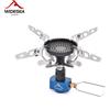 widesea Bruciatore a gas da campeggio Widesea Stufa da esterno 3300W Attrezzatura da campeggio Cucina portatile per sopravvivenza turistica Bushcraft