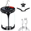 Heinast Lampada da campeggio a lanterna a LED da 1-5 pezzi con 6 modalità di luce Lampada da tenda a LED ultra luminosa USB e luci da trekking ricaricabili solari per la pesca