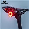 ROCKBROS Fanale posteriore per bici intelligente Luci posteriori per bicicletta Luci per bici impermeabili IPX6 per guida notturna con tipo C ricaricabile