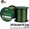 LEYDUN 500m Nuova Lenza da Pesca Micro 8 Fili Intrecciati in PE Giapponese Liscia Multifilamento per Pesca in Mare Carpa Mosca Filo Attrezzo