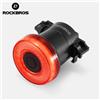 ROCKBROS Fanale posteriore per ciclismo Smart Brake Impermeabile in alluminio Fanale posteriore intelligente per bicicletta Tipo-C Ricarica Accessori per bici da strada MTB