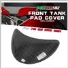 MOTO4U Copertura del serbatoio anteriore in fibra di carbonio al 100% Parte superiore del serbatoio Estensione del serbatoio del carburante Protezione di guida per Ducati 749 999 999S 999R