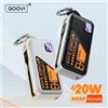 QOOVI Mini Powerbank 5000mah Cavo incorporato PD 20W Caricatore portatile Ricarica rapida per iPhone 15 Samsung Xiaomi Batteria esterna