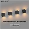 MARPOU Lampada da parete a Led Impermeabile IP65 9W Illuminazione per interni ed esterni Lampada da parete per portico da giardino AC 90-260V Decorazione del soggiorno