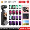 K&F CONCEPT Set di Filtri Effetto Sport per DJI Osmo Pocket 3 UV CPL ND ND/PL Black Mist 1/2 1/4 1/8 LPR Star 1.2X Grandangolare