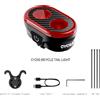 CYCLAMI CY200 Bici Smart Brake Sensing Luce posteriore Fanale posteriore per bicicletta IPX6 Impermeabile LED Ricarica Fanale posteriore Accessori per ciclismo