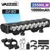 VASTFIRE luce per bicicletta anteriore 25500Lumen luce per bici 10000mAh torcia impermeabile ricarica USB accessori per lampade da ciclismo su strada MTB