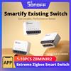 SONOFF ZBMINIR2 Interruttore Intelligente Zigbee con Modalità Relè Staccabile, Controllo Interruttore Esterno, Compatibile con EWeLink, Richiede Gateway Zigbee 1-4 Pezzi