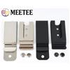 Meetee 5/10/20 Pezzi Clip a Molla in Metallo 55/72mm con Gancio per Cintura e Fori per Viti per Borsa, Tracolla, Accessori Fai da Te