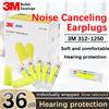 3M Tappi per le orecchie con cancellazione del rumore 3M Tappi per le orecchie con isolamento acustico 312-1250 Tappi per le orecchie antirumore per l'apprendimento del sonno Protezione dell'udito.