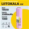 liitokala 1-40 pezzi LiitoKala 35E 3.7v 18650 3500mAh batteria al litio 25A ad alta potenza potenza originale INR18650 per utensili elettrici