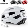 ROCKBROS Casco da bicicletta leggero Uomo Donna MTB Strada Luce posteriore Avvertimento Casco da ciclismo EPS PC Casco da bici di sicurezza modellato integralmente