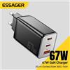 Essager GaN USB Tipo C Caricatore 67W 45W 33W KR Spina UE Ricarica rapida per Samsung iPhone 16 15 14 Pro Huawei Phone Laptop Chagers
