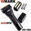WMARK Nuovo Tagliacapelli Professionale NG-7982 9000RPM Display Digitale LCD Rasoio Placcatura In Titanio Doppia Lama per Gli Uomini di Rasatura