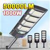 paweinuo 50000LM 1000W/800W/600W Luce solare a led Luce solare Esterna Potente sensore di movimento esterno Lampada solare Giardino Strada Faretto Lampada