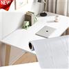 ctzsoop Sfondi Decorazioni per la casa Camera da letto Adesivi murali impermeabili 45 cm Grano di legno bianco Adatto per soggiorno Carta da parati autoadesiva