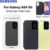 SAMSUNG Custodia a portafoglio originale per Samsung Galaxy A54 5G Smart View EF-ZA546