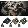 BOOIU Casco tattico Luce Torcia a LED Outdoor MPLS Illuminazione notturna per caccia Ciclismo Pesca 3 modalità Lampada per casco militare