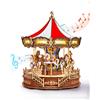 Robotime Carillon Classico Robotime con Giostra, Puzzle 3D in Legno Facile da Montare e Trasportabile con Luci, Decorazione per la Casa, Regalo per Adulti e Famiglie