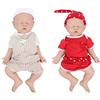 IVITA WG1528 Bambola Reborn Realistica in Silicone 100% Corpo Intero, 43 cm, 2500g, con Vestiti, Giocattolo per Bambini