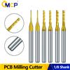 xcan CMCP 1PC Fresa per PCB con gambo da 1/8, Fresa a candela in carburo per lavorazione CNC, per lavorazione del legno, tipo Corn Mill