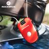 ROCKBROS blocco telescopico per bicicletta antifurto blocco bici cavo blocco casco catena zaino ciclismo blocco Password accessori bici