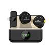 basix Microfono Lavalier Wireless microfono Lavalier a doppio condensatore omnidirezionale per registrazione Video di iPhone Android