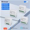 GIRIER Tuya Modulo interruttore WiFi Smart DIY Interruttore luce 100-240V Supporta APP di controllo a 2 vie Il telecomando funziona con Alexa Ehi Google